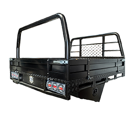 Black Tray Square Closed